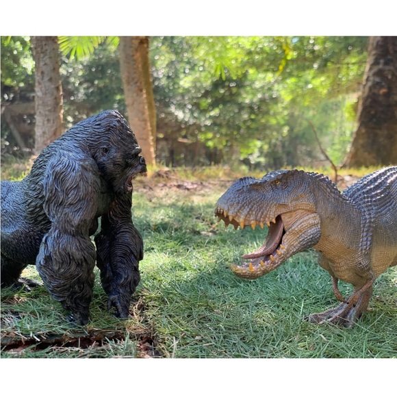 Toys King Kong Gorilla Vastatosaurus Rexdinosaur World Stand Up